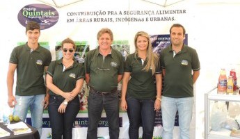  Equipe do Projeto Quintais Orgânicos de Frutas participa da Expoagro Afubra 2016.