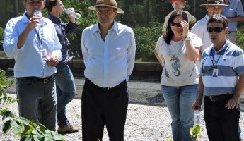 Equipe do Projeto Quintais recebe visita de Chefe da FAO do Brasil.