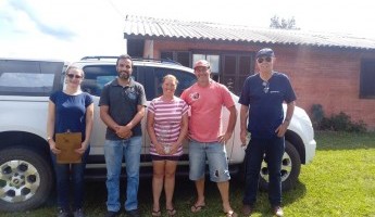 Equipe acompanha beneficiários da Região dos Campos de Cima da Serra