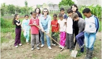 Projeto Quintais Organicos de Frutas e desenvolvido em Cristal-RS