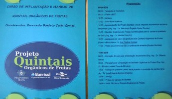 Curso de Implantação e Manejo de Quintais Orgânicos de Frutas