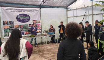 Capacitação de assentados e alunos na construção de viveiros, coleta de sementes e produção de mudas nativas e exóticas