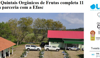 Projeto Quintais Orgânicos de Frutas completa 11 anos em parceria com a Efasc