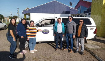 Entrega de insumos em Imbé/RS