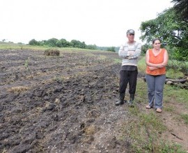 Visita técnica ao quintal orgânico do assentado Valdemir Hubner, em Canguçu - RS.