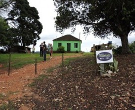 Visita técnica ao quintal orgânico da agricultora familiar Lueci Oliveira, em Morro Redondo - RS.
