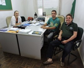 Equipe do Projeto Quintais visita Escola Família Agrícola de Santa Cruz do Sul