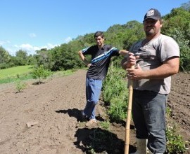 Quintal Orgânico de Gilson e Márcia em Morro Redondo - RS