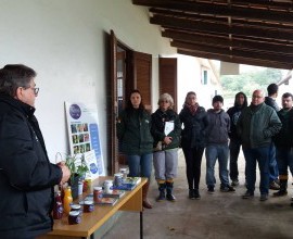 Visita dos alunos da UERGS.