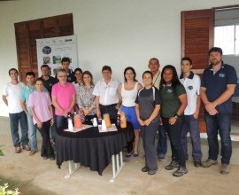 Visita da coordenadora de responsabilidade social da Eletrobras CGTEE Stefánie Galante e ex-coordenadores