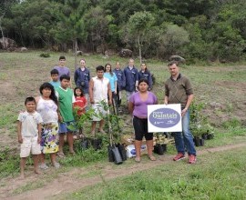 Quintal Orgânico de Frutas entregue a comunidade indígena da Colônia Maciel